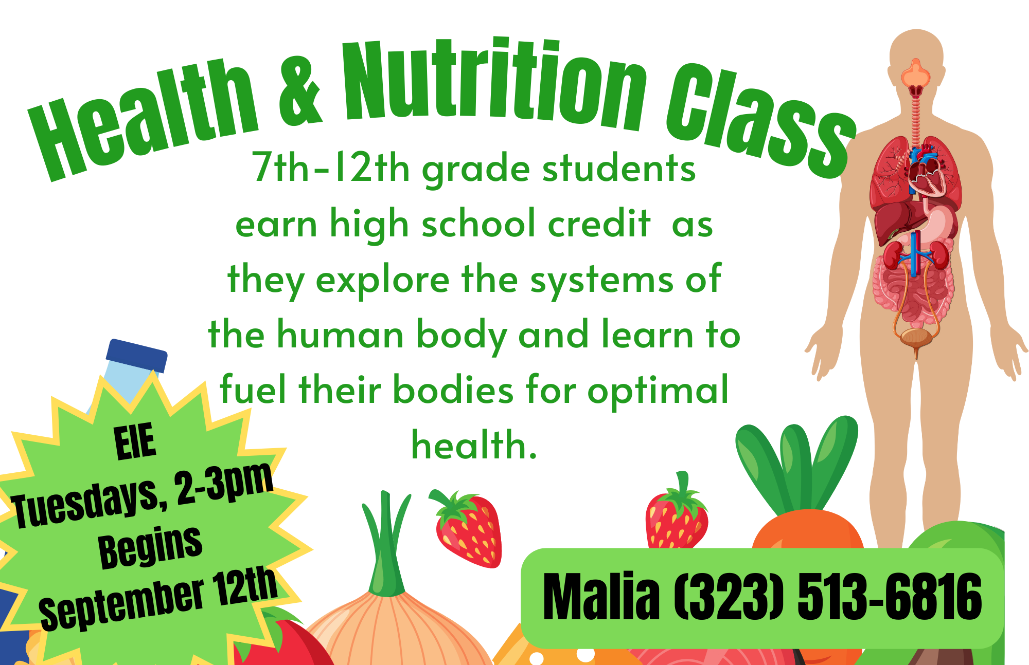 healthy nutrition education